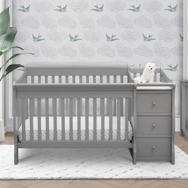 Delta crib changing table hot sale combo